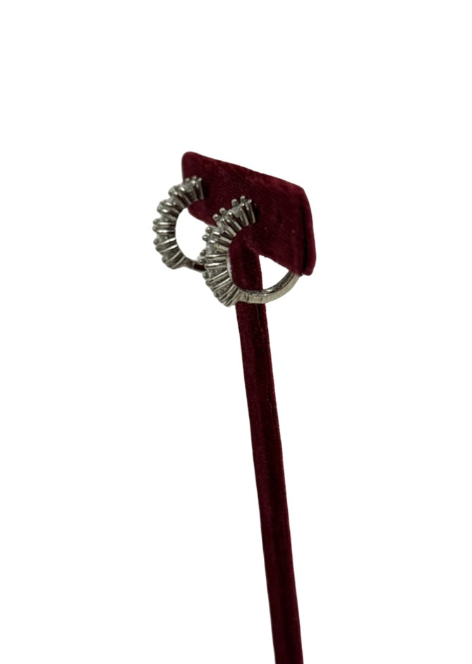 Orecchini Cerchi Strass
