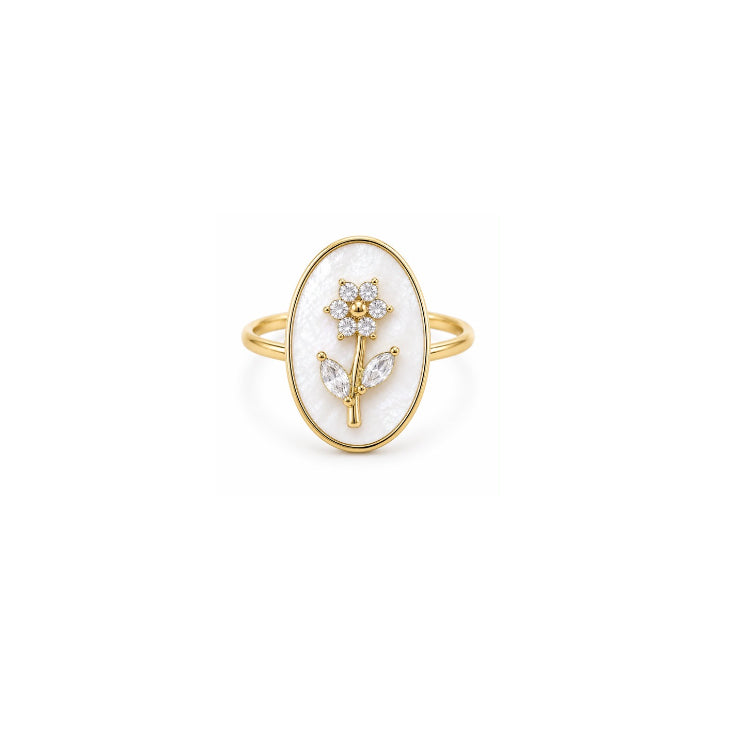 Anello Madre Perla