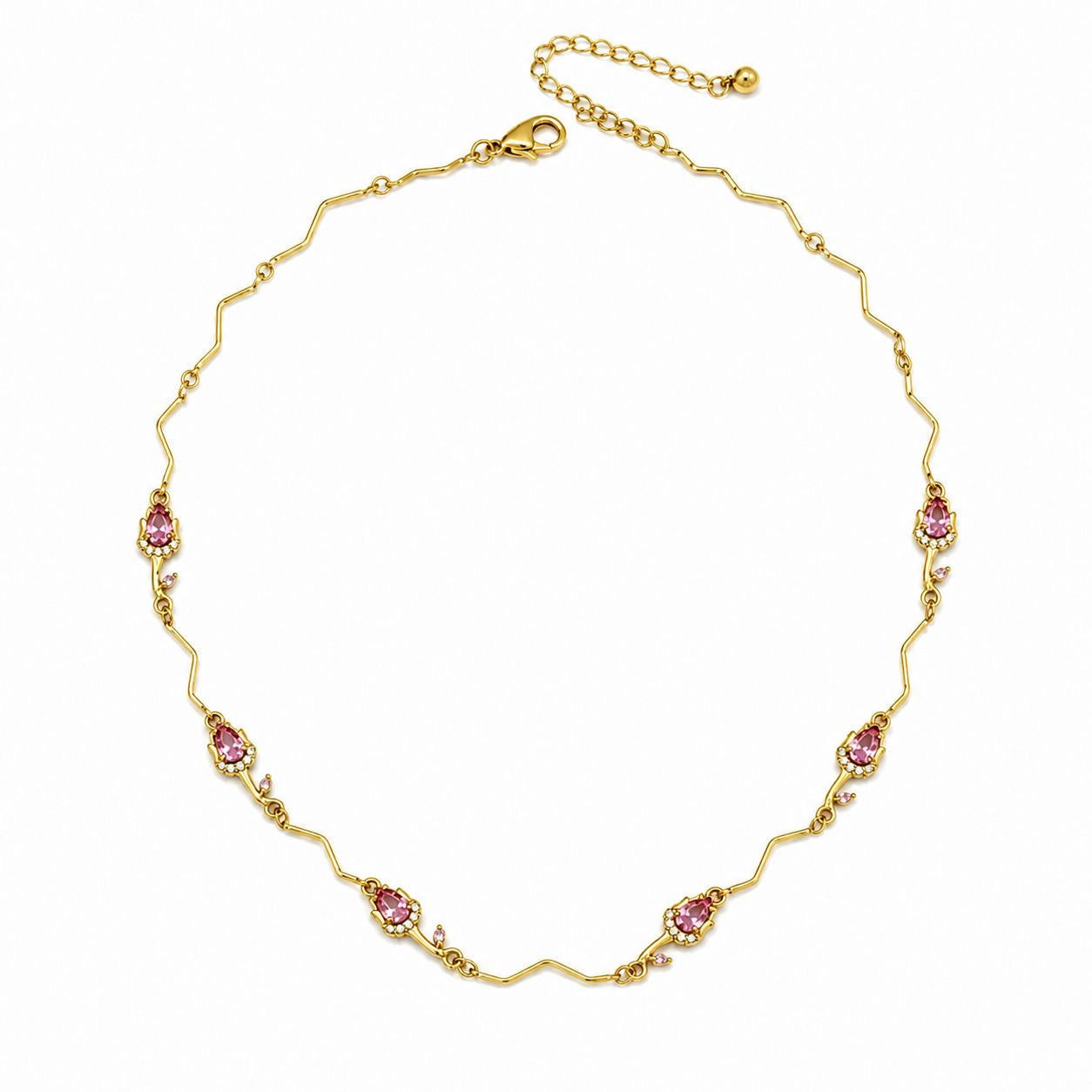 Collana Tulipani Strass