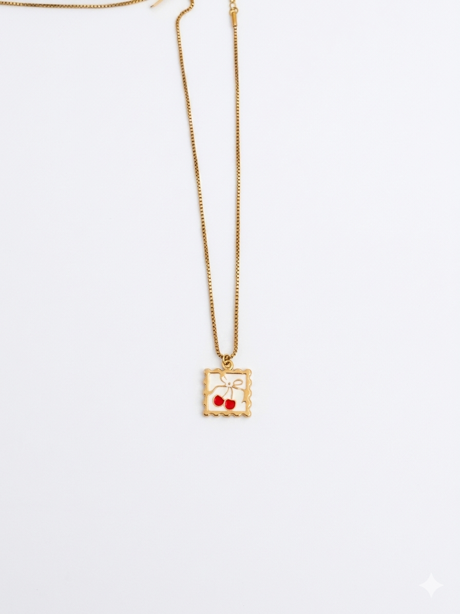 Collana Medaglia Cherry