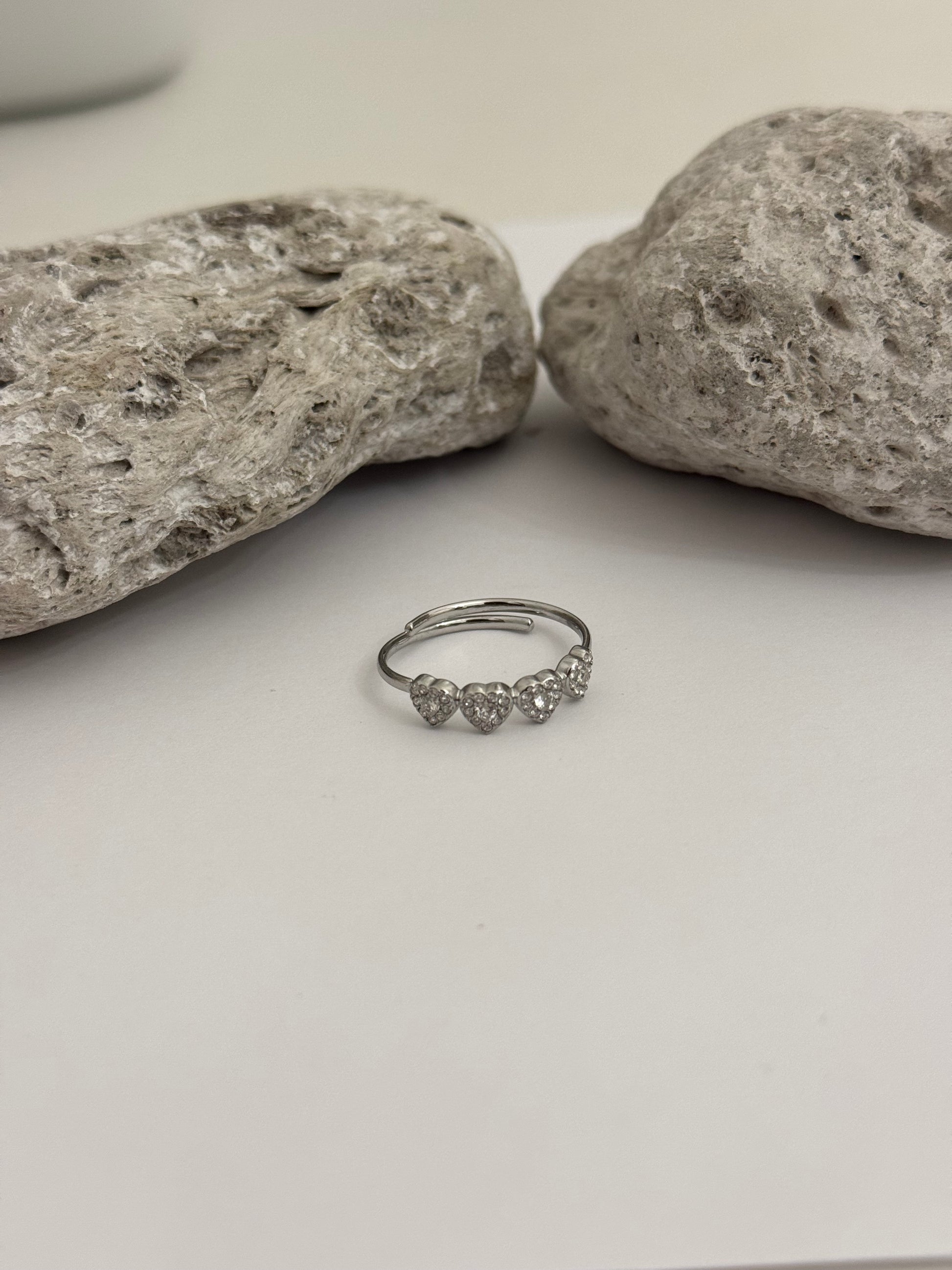 Anello Cuore Infiniti