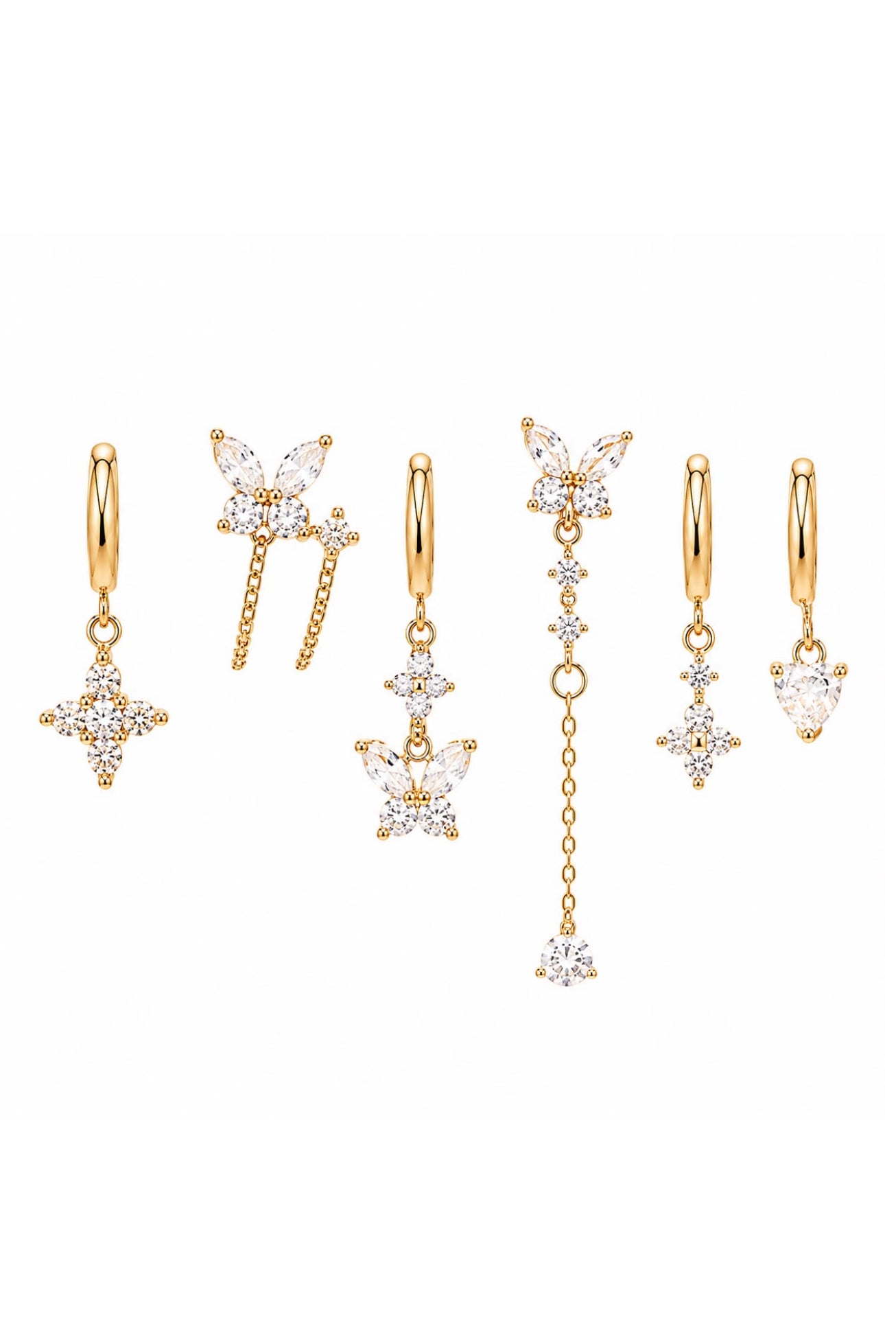 Set Orecchini Butterfly