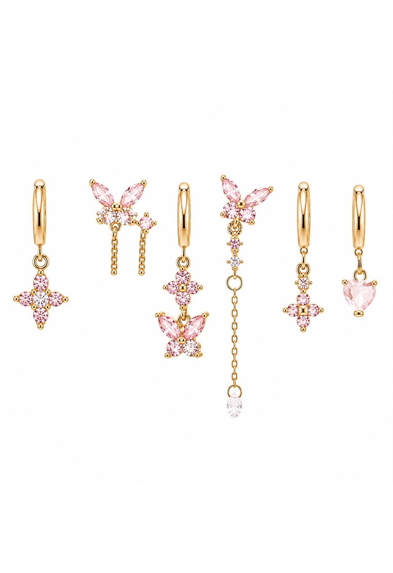 Set Orecchini Butterfly