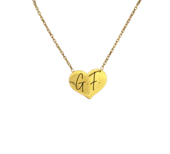 Collana Cuore Incisione