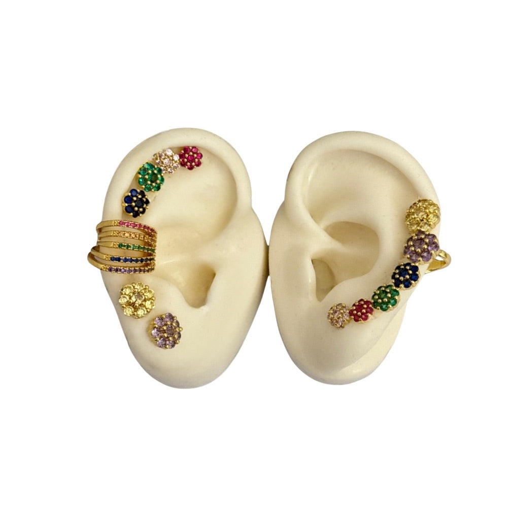 Set Combo Orecchini Flower Color